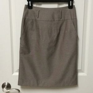 Antonio Melani light brown pencil skirt. Size 0.